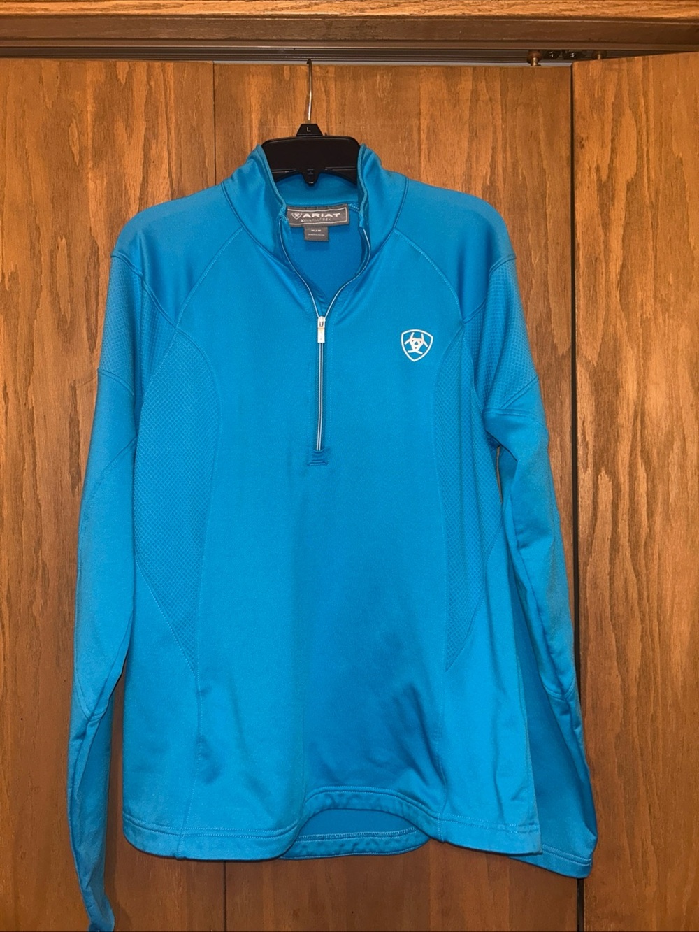 Ariat women’s Hawaiian Blue  Quarter-Zip Performance Pullover